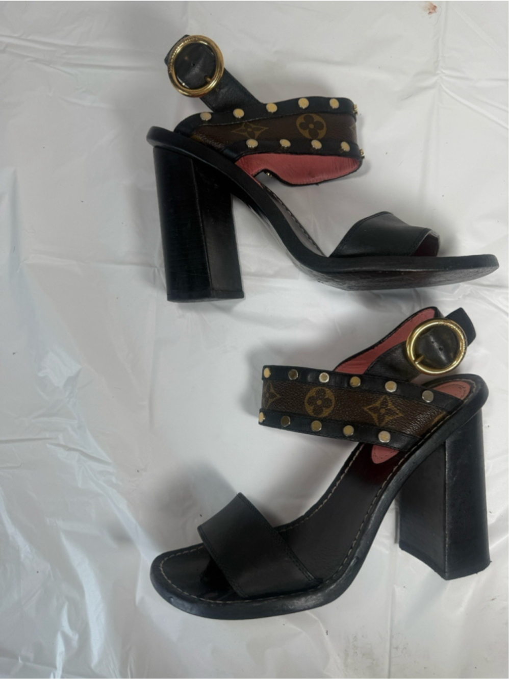 Designer Louis Vuitton Size 8 38 Passenger Style Sandal Women's Heels - Picture 14 of 16